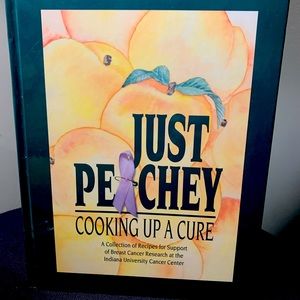 NEW JUST PEACHY BREAST CANCER COOKBOOK